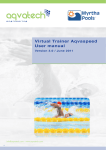Virtual Trainer Aqvaspeed User manual