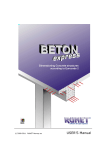 BETONexpress user's Manual