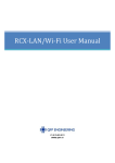 RCX-LAN/Wi-Fi User Manual