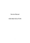 Service Manual ESS 66x8 SOLUTION