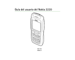 Nokia 3220 User Guide in Spanish