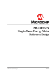 PIC18F87J72 Single-Phase Energy Meter Reference