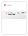 User's Guide for Polycom HDX Room Systems, Version 3.0
