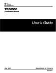 "TRF6900 Evaluation Board User's Guide"