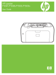 HP LaserJet P1007/P1008/P1505/P1505n User Guide