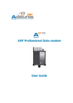 UHF Professional Data modem User Guide