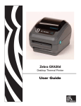 User Guide Zebra GK420d - i