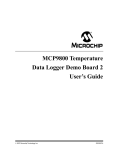 MCP9800 Temperature Data Logger Demo Board 2 User's Guide