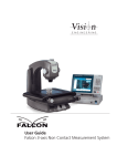 User Guide Falcon 3-axis Non Contact Measurement System