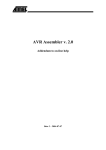 AVR Assembler 2 User's Guide