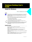 Database Desktop User's Guide - Stúdió G :::::: Powered by: www