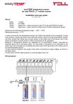 easyTEMP temperature sensor for easyTRACK „F” module version