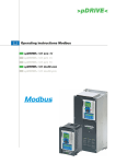 pDRIVE< MX eco Operating instructions Modbus