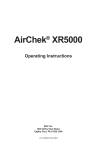 SKC AirChek XR5000 Manual