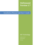 Installation Manual and User's Guide