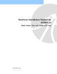 Hardware Installation Manual for DM805-AI