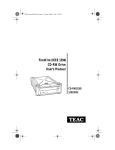 FireWire (IEEE 1394) CD-RW Drive User's Manual