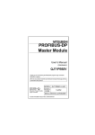 PROFIBUS-DP Master Module User's Manual(Hardware)