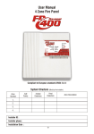 User Manual 4 Zone Fire Panel