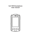 Cat® B10 Smartphone User manual