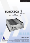 User Manual BLACKBOX PLC-ANALYZER pro 5 - Pelso