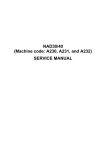 Service Manual: NAD series (A230/A231/A232