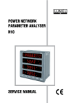 power network parameter analyser n10 service manual