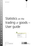 Statistics on the trading of goods – User guide