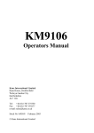 Operators Manual