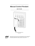 Manual Control Pendant User's Guide