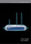 User Guide 3G10WVR - tridimas electronics