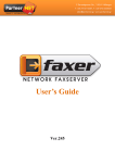 Partnernet Faxer Fax Server User's Guide