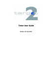 Token User Guide, Version 1.0/ July 2013
