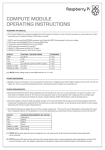 COMPUTE MODULE OPERATING INSTRUCTIONS