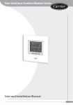 User interface Comfort ModuleSeries User and Installation Manual