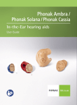 User Manual Ambra Solana Cassia ITE