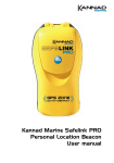 Kannad Marine Safelink PRO Personal Location Beacon User manual
