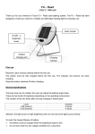 FU – Read User's Manual