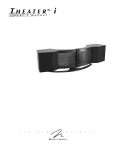 MartinLogan Theater i User's Manual