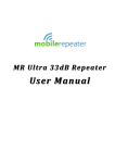 MR Ultra 33dB User Manual