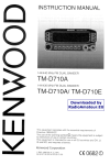 Kenwood - TM-D710 User manual