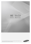 WE VoIP User Manual - Prime Technologies