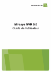 Mirasys NVR 5.0 User Guide - fr