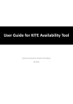 User Guide for KITE Availability Tool