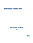Unicenter Service Desk Web Services User Guide