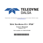 X64 Xcelera-CL+ PX8 User's Manual