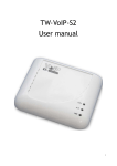 TW-VoIP-S2 User manual