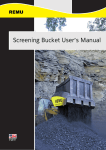 Screening Bucket User's Manual