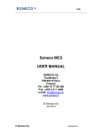 Soneco MC3 USER MANUAL