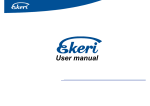 User manual